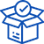 Strict quality control icon - ISO certified processes and traceability