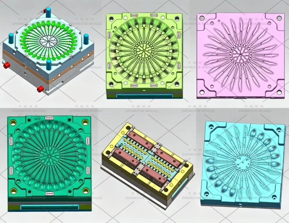 Plastic Multicavity Disposable Fork Mould